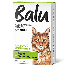 BALU Здоровый иммунитет Лакомство мультивитаминное для кошек 